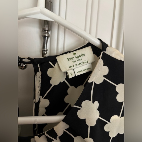 Polka dot Kate Spade top S - Picture 2 of 5